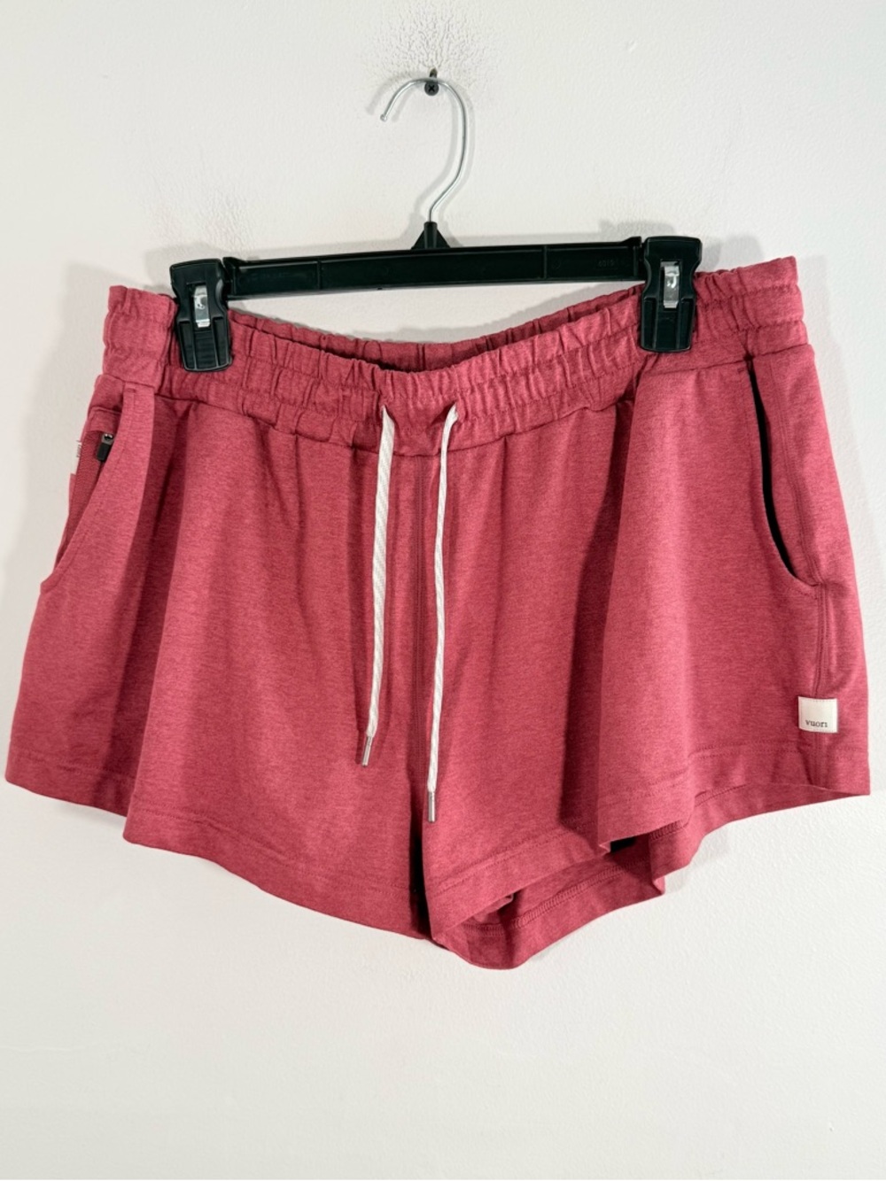 Vuori Halo Performance Short Desert Rose Heather Drawstring Athletic Large